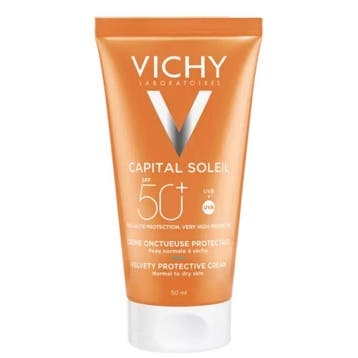Vichy Capital Soleil Velvety Protective Sunscreen SPF50 -, Ophalen of Verzenden, Nieuw, Verzorging