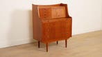 Vintage secretaire | Deens | Teak | Met spiegel, Huis en Inrichting, Kasten | Secretaires, Ophalen of Verzenden, Nieuw