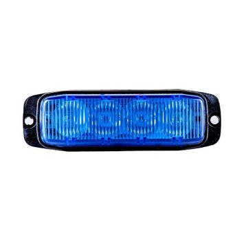 4-LED Blauwe flitser - R65 / R10 certificering E-markering, Ophalen of Verzenden