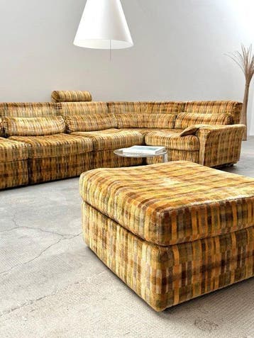 Laauser - Zitgroep (9) - Fluweel - Modulaire bank