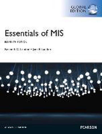 Essentials of MIS  Global Edition, Verzenden, Nieuw