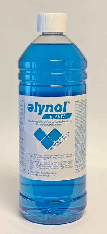 ELYNOL BLAUW, het beste reinigings-, ontvettingsmiddel ooit, Schoonmaakmiddel