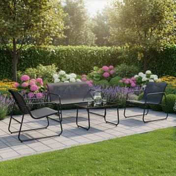 Tuinset / Tuinmeubelset / Loungeset Genua - 4-delig - Antrac, Verzenden, Nieuw