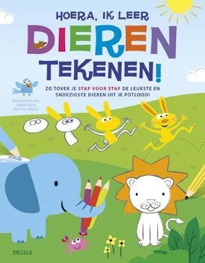 Hoera, ik leer dieren tekenen! - Jannie Ho 9789044741186, Boeken, Verzenden, Gelezen, Jannie Ho