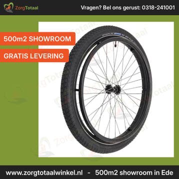 Rolstoelwiel Off-road Plus met Schwalbe Big Ben Plus band, Diversen, Ophalen of Verzenden, Nieuw, Handbewogen rolstoel
