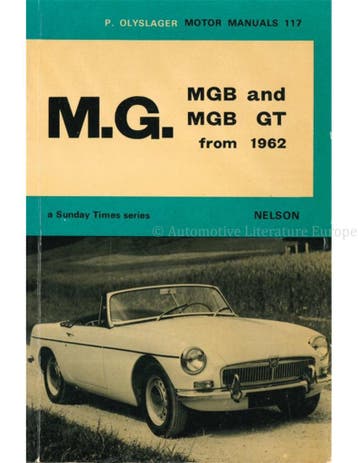 MG, MGB AND MGB GT FROM 1962 (MOTOR MANUALS 117, A SUNDAY, Boeken, Auto's | Boeken, Nieuw, Author