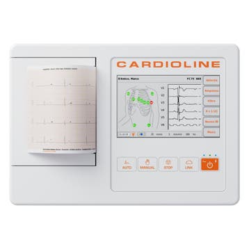 Cardioline 100L - 5 inch touch screen 3-6-12 kanaals ECG +, Verzenden, Nieuw