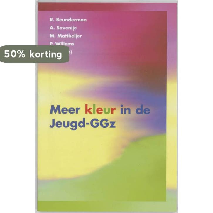 Meer kleur in de Jeugd-GGz 9789023240549 R. Beunderman, Boeken, Wetenschap, Gelezen, Verzenden