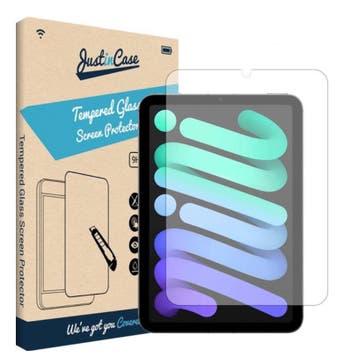 Just in Case Apple iPad Mini 6 - 2021 Gehard Glas, Ophalen of Verzenden, Nieuw, Just in Case