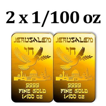 2 x 1/100 Troy Ounce - Goud .999 - European Mint, Estonia, 2