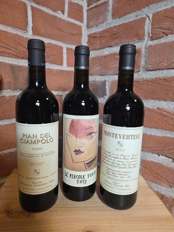 2023 Montevertine, Le Pergole Torte, Montevertine & 2024 Pin, Nieuw