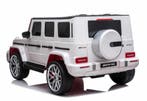24V Mercedes-Benz G63 ///AMG, wit, 2 pers, 4WD, NIEUW!!, Ophalen of Verzenden, Nieuw