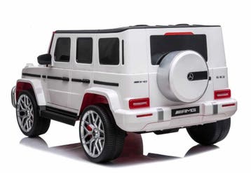 24V Mercedes-Benz G63 ///AMG, wit, 2 pers, 4WD, NIEUW!!, Ophalen of Verzenden, Nieuw