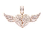 Hanger - 18 karaat Roségoud - 2.49ct. tw. Diamant