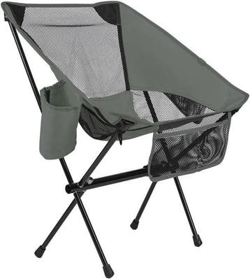 VirtuFit Camping Stoel Compact - Strandstoel - Grijs, Vakantie, Vakantie | Zon en Strand