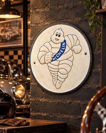Michelin - Cast Iron - Reclamebord - Gietijzer