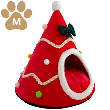 Kersthuisje voor kleine huisdieren rood Maat M (Hond), Dieren en Toebehoren, Ophalen of Verzenden, Nieuw, Overige