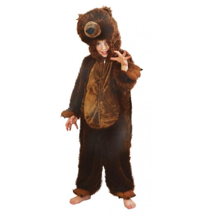 Bruine Beer Kinderkostuum Pluche, Kleding | Dames, Carnavalskleding en Feestkleding, Nieuw, Ophalen of Verzenden