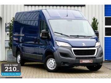 Zakelijke lease - Peugeot Boxer Bestel 330 2.0 HDI L2H2, Stof, Gebruikt, Blauw, Startonderbreker