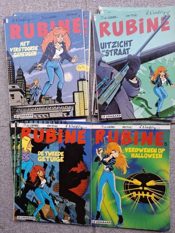 Rubine strips door François Walthéry, Complete serie of reeks, Verzenden, Gelezen