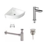 Sani Royal Fonteinset Keramiek Quartz met Kraan,, Doe-het-zelf en Verbouw, Sanitair, Nieuw