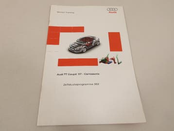 AUDI Zelfstudieprogramma #383 Audi TT Coupé '07 Carrosserie, Auto diversen, Verzenden