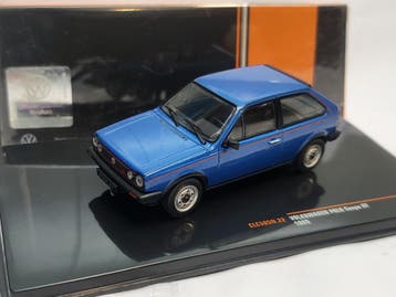 IXO Models Volkswagen Polo Coupé GT 1985 Blauw Metallic, Ophalen of Verzenden, Nieuw