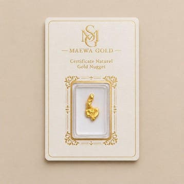 Goud Goud nugget - Hoogte: 15.89 mm - Breedte: 8.23 mm- 1.84