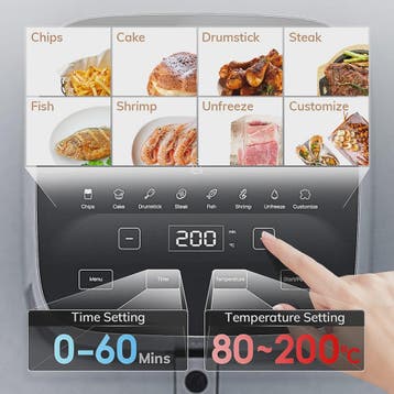 5L Airfryer met Cyclone Technologie: Gezond Frituren met Tou, Verzenden, Nieuw