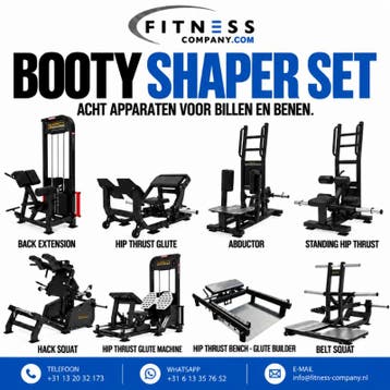 Booty Shaper - Set - 8 Apparaten, Sport en Fitness, Ophalen of Verzenden, Nieuw
