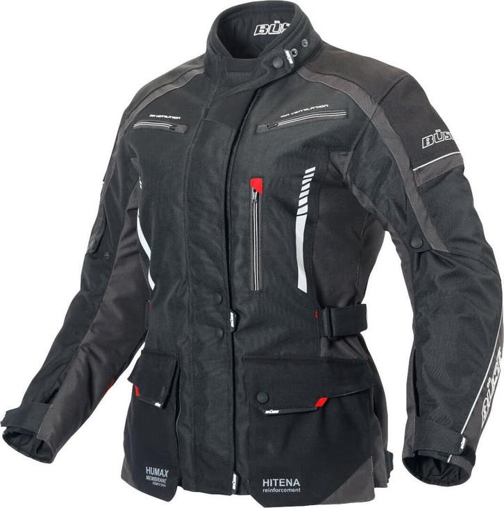Büse Torino II Dames Zwart Antraciet Textiel Jas, Motoren, Kleding | Motorkleding, Dames, Nieuw met kaartje, Jas | textiel, Verzenden