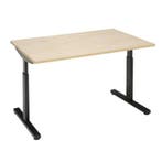 Recht T-poot bureau, 120 x 80 cm, Overige plaatsen, Ophalen of Verzenden, Nieuw in verpakking, Bureau