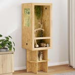 vidaXL Terrarium Bruin 50 x 50 x 150 cm OSB, Dieren en Toebehoren, Verzenden, Nieuw