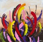 Tran th huyn trân - Équilibre Dynamique 50 50 cm  Vendu