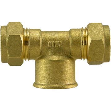 Riko P-717 Messing Knel T-Stuk 15x3/8 Binnendraads x 15, Ophalen of Verzenden, Nieuw