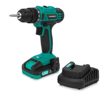 Accuboormachine 20V | Incl. 2.0Ah Accu en snellader, Verzenden, Nieuw