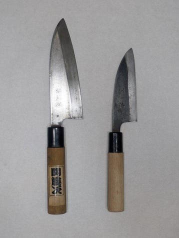 Keukenmes - Staal, Hout - Japan - Traditioneel Japans, Antiek en Kunst