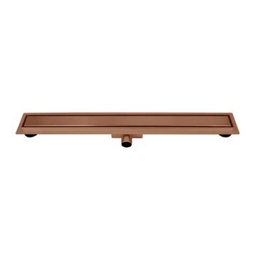 Copper RVS Douchegoot compleet met flens 100x7x6,7cm, Verzenden, Nieuw