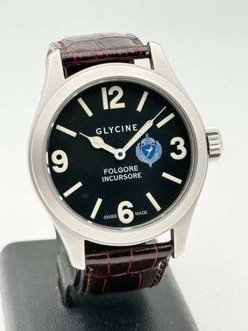 Glycine - folgore incursore produzione militare swiss made -, Nieuw