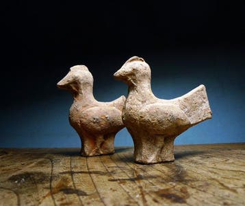 Oud-Chinees, Han-dynastie Keramiek keramische vogelvormige