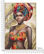 SCHILDERIJ MET LIJST DEVA -B- CM 82X4,5X122, Ophalen of Verzenden, Nieuw