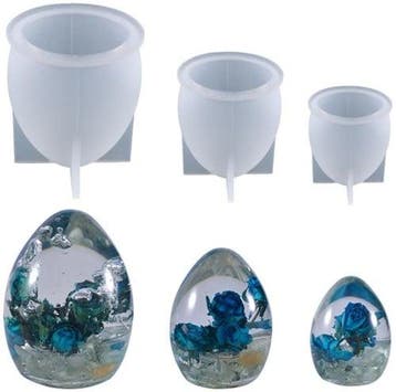 Siliconenmal eivorm l epoxy resin zeep kaarsen 70 mm per, Ophalen of Verzenden, Nieuw