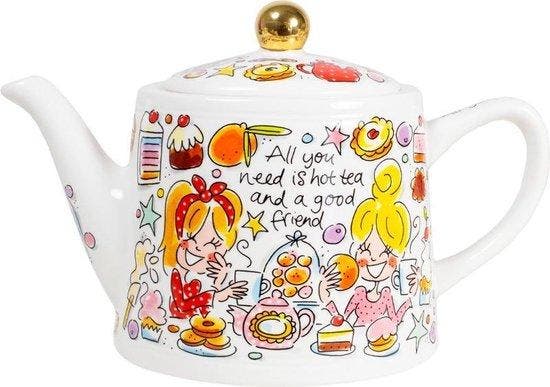 Blond Amsterdam UNI You And Me Theepot - 1,5 L - Ø 14 cm, Huis en Inrichting, Keuken | Potten en Pannen, Verzenden