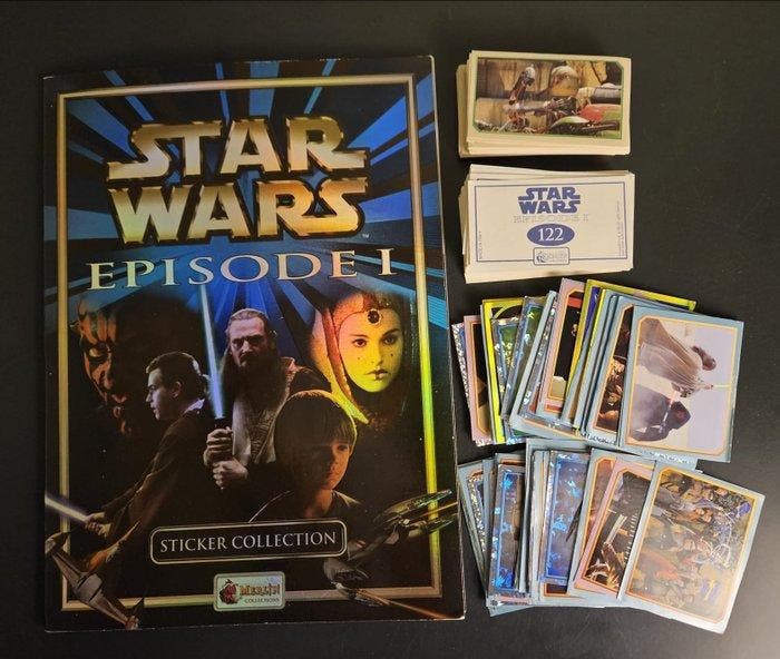 Merlin Star Wars: Episode I - 1 Empty album + complete loose, Verzamelen, Stickers