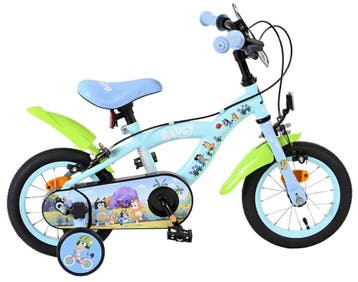 Bluey Kinderfiets - Uni - 12 inch - Lichtblauw - Twee, Verzenden, Nieuw, 14 inch of minder