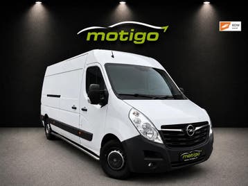 Zakelijke lease - Opel Movano bestel 2.3 Turbo L3H2 Clima, Stof, Gebruikt, Euro 6, Wit