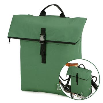 Brisby Fietstrolley Tas 2-in-1 Fietstas en Trolley - GROEN, Verzenden, Nieuw