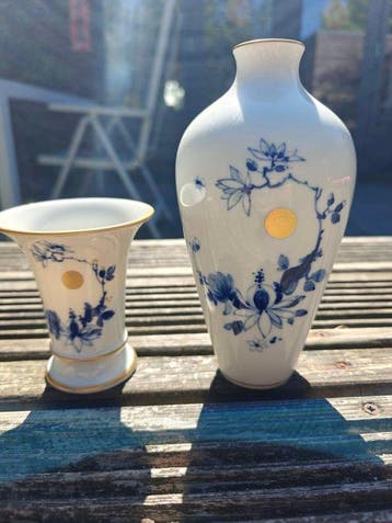 Meissen - Vaas (2) - Porselein