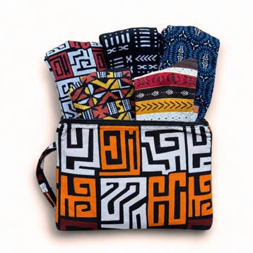 Afrikaanse sokken / Afro socks set NKEM met tasje - Set van, Ophalen of Verzenden, Nieuw