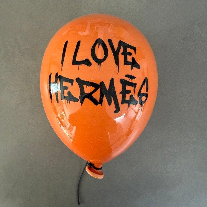 MVR (XX) - I Love Hermes Ceramic Balloon, Antiek en Kunst, Kunst | Designobjecten